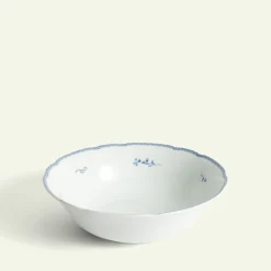 Blå Herregård skål 25 cm Fyrklövern