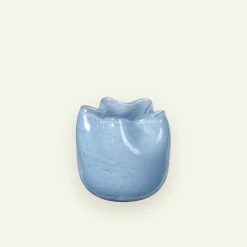 Broste Copenhagen Esther vase/lyslykt 9,8 x 9,5 cm, Serenity Light Blue  Fyrklövern
