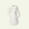 Broste Copenhagen Isolde vase 21 x 35 cm, Hvit Fyrklövern