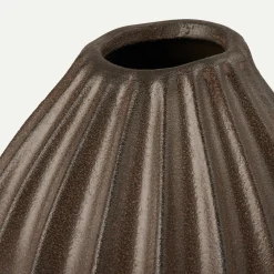 Broste Copenhagen Wide vase 30 x 30 cm, Antique Brown Fyrklövern