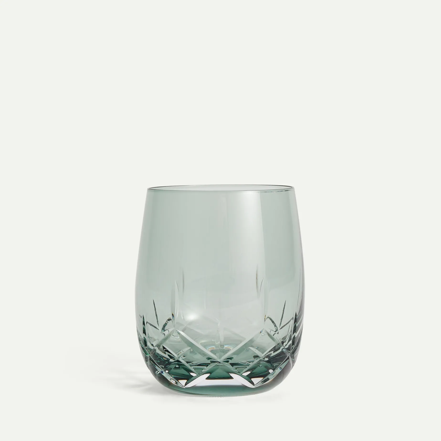 Crown vannglass 30 cl, Grønn Fyrklövern