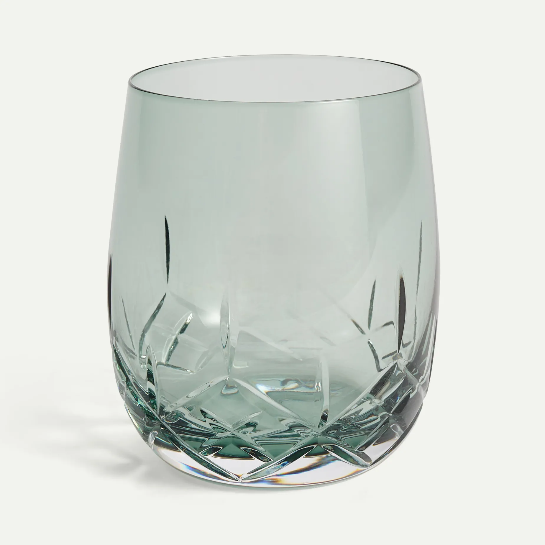 Crown vannglass 30 cl, Grønn Fyrklövern