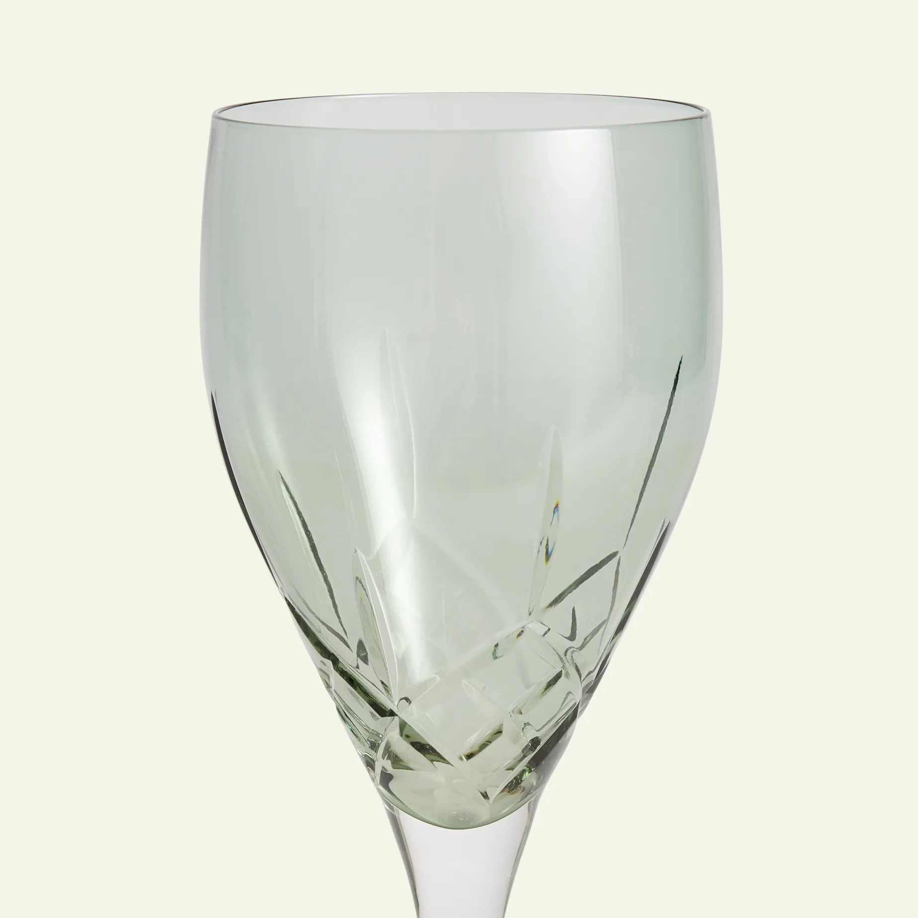 Crown vinglass 30 cl, Grønn Fyrklövern