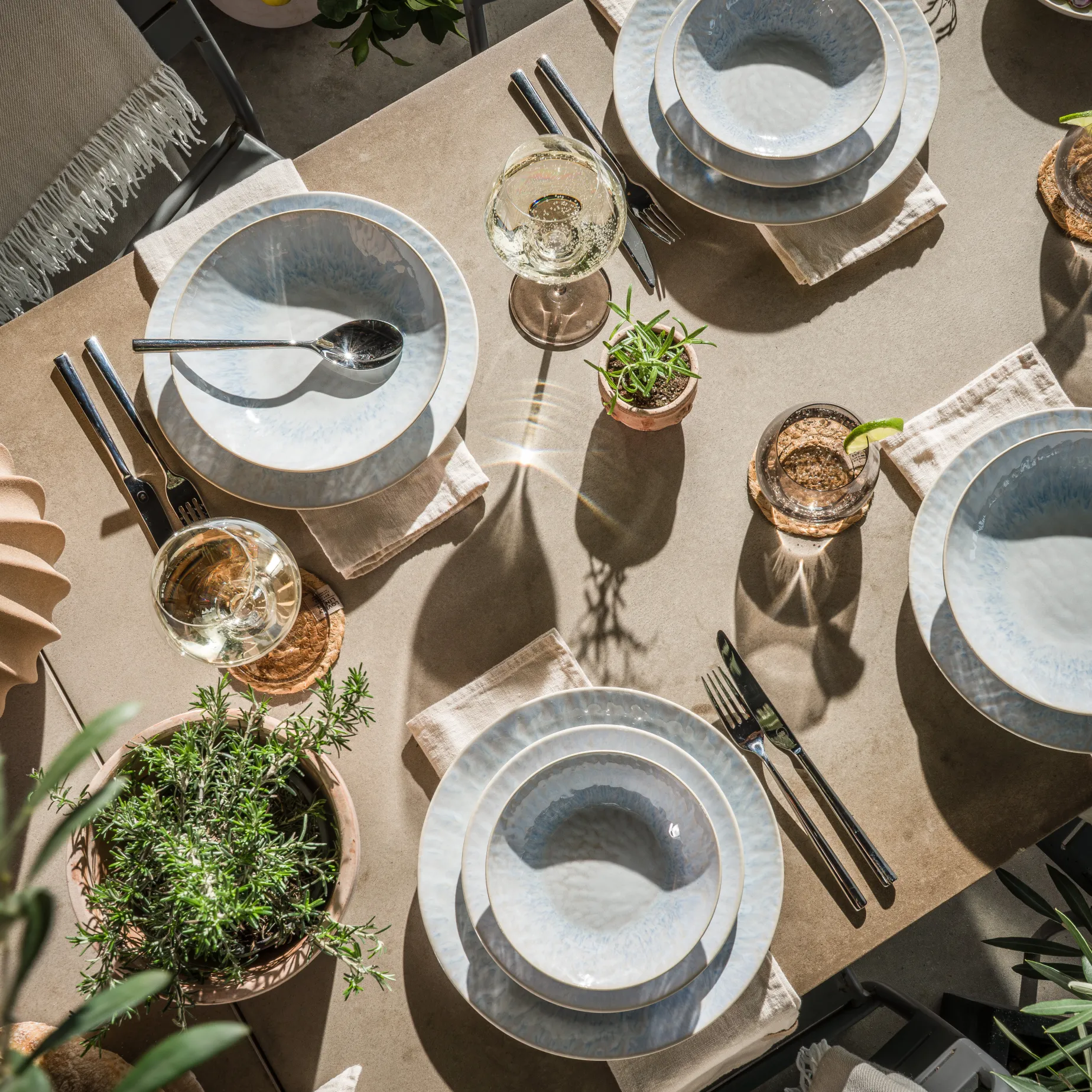 Côte d'Azur dyp tallerken 22 cm Fyrklövern
