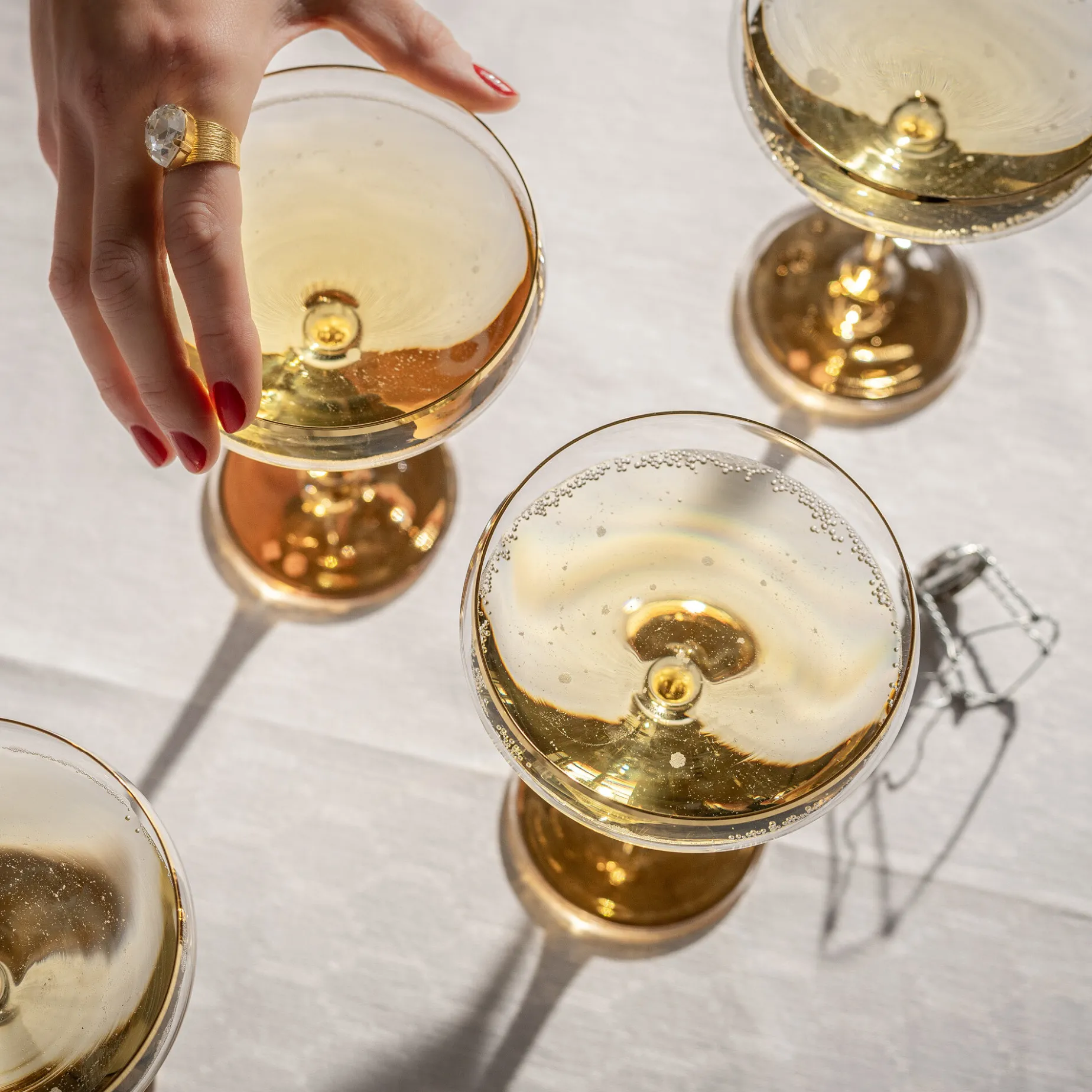 Diamond champagneglass 34 cl Fyrklövern