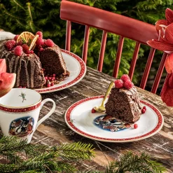 Disney Jul Jubileum asjett 21 cm Lady & Landstrykeren Fyrklövern