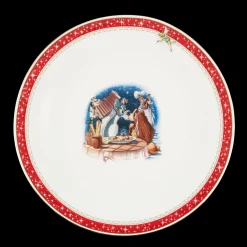 Disney Jul Jubileum tallerken 27 cm Lady & Landstrykeren Fyrklövern
