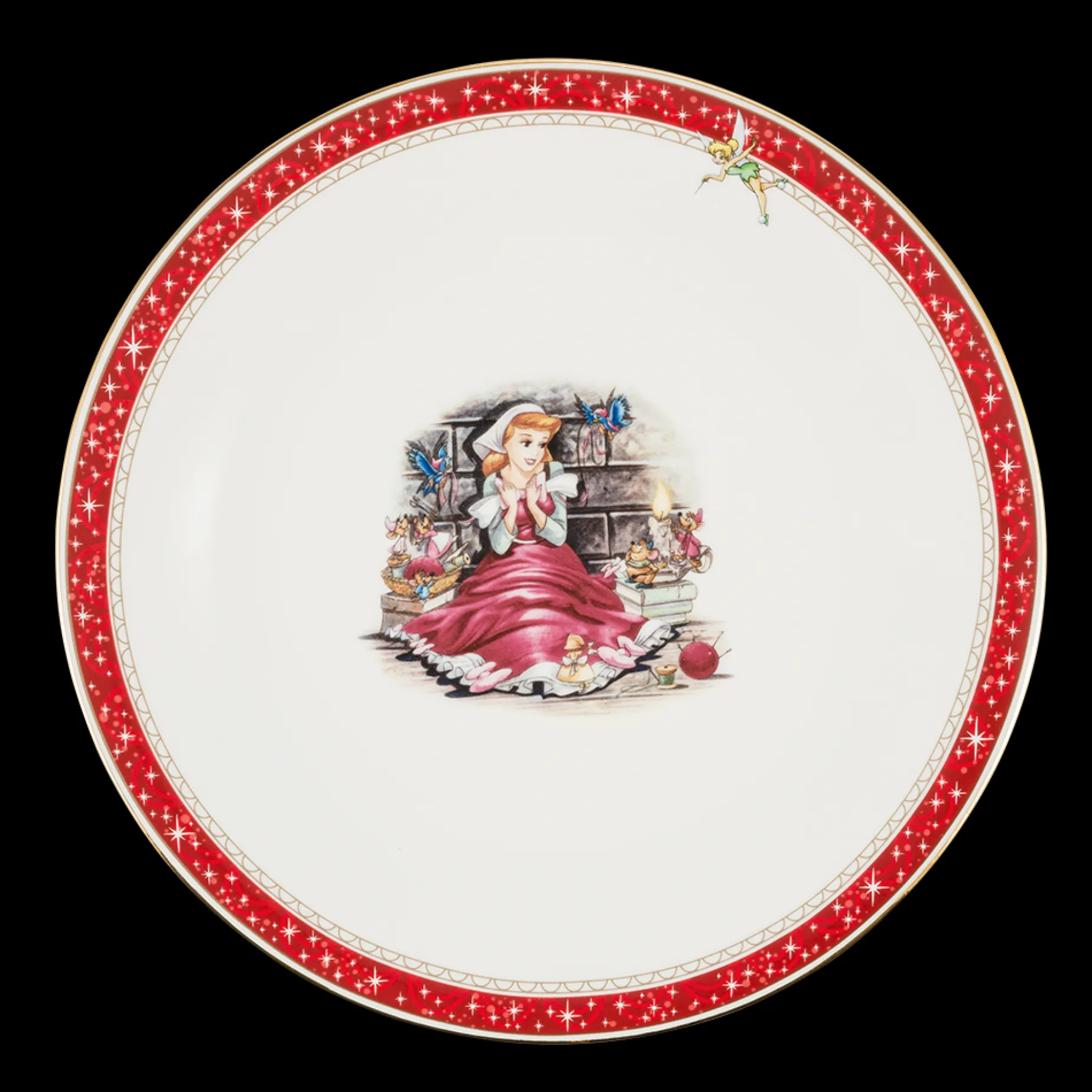 Disney Jul Jubileum tallerken 27 cm Askepott Fyrklövern