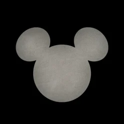 Disney Mickey Mouse glassbrikker lysegrå, 4-pk Fyrklövern