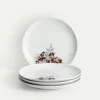 Disney Vinter asjett 22 cm 4-pk,  Fyrklövern