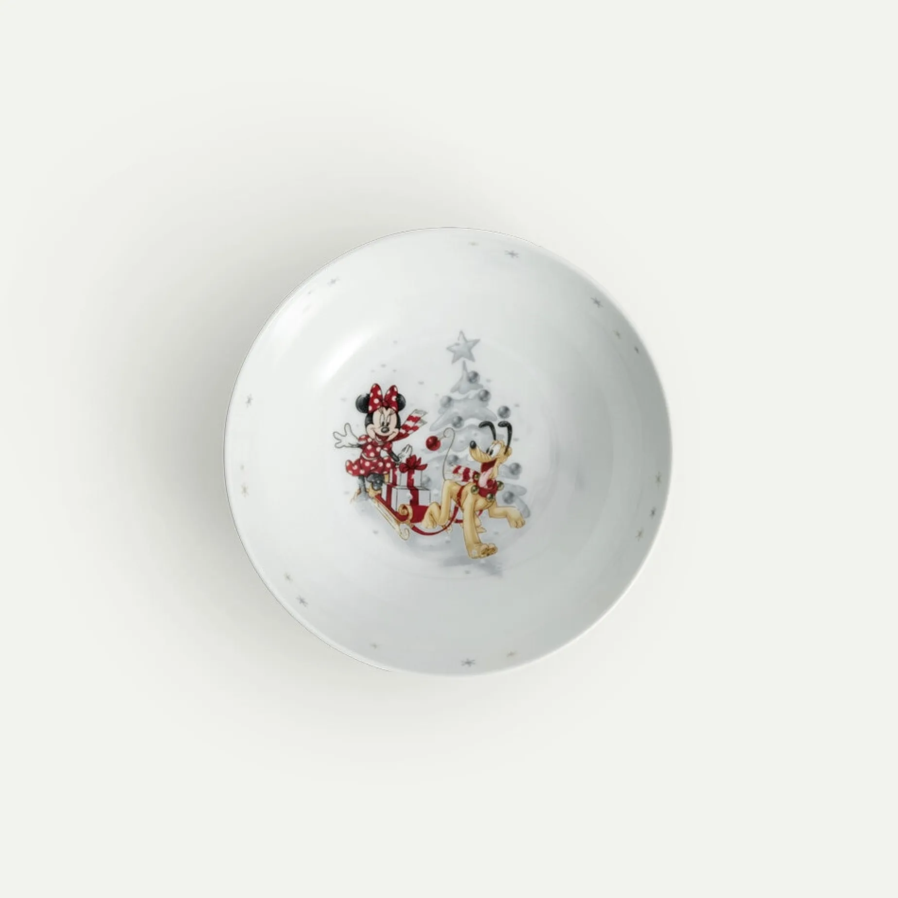 Disney Vinter skål 18 cm 4-pk Fyrklövern