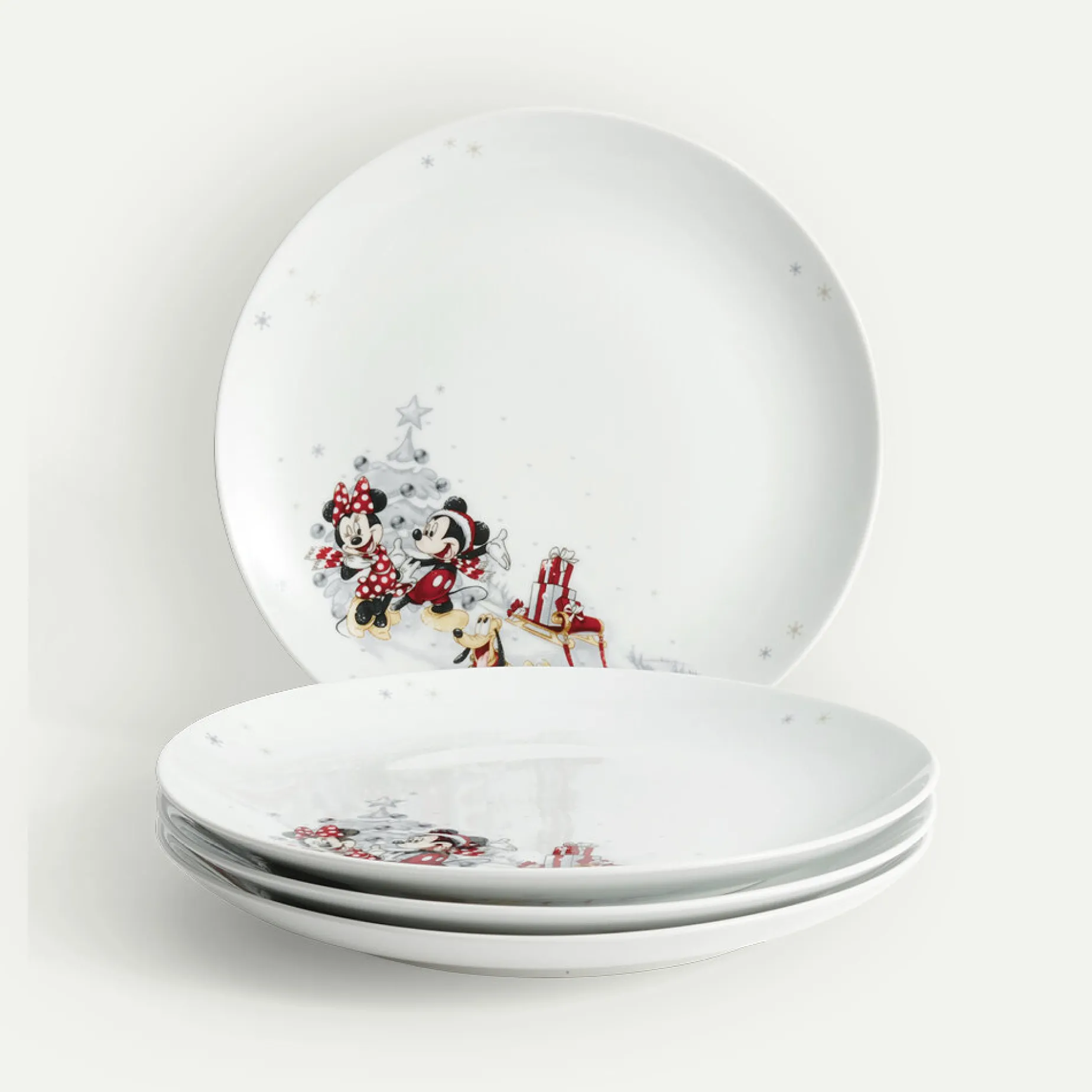 Disney Vinter tallerken 27 cm 4-pk Fyrklövern