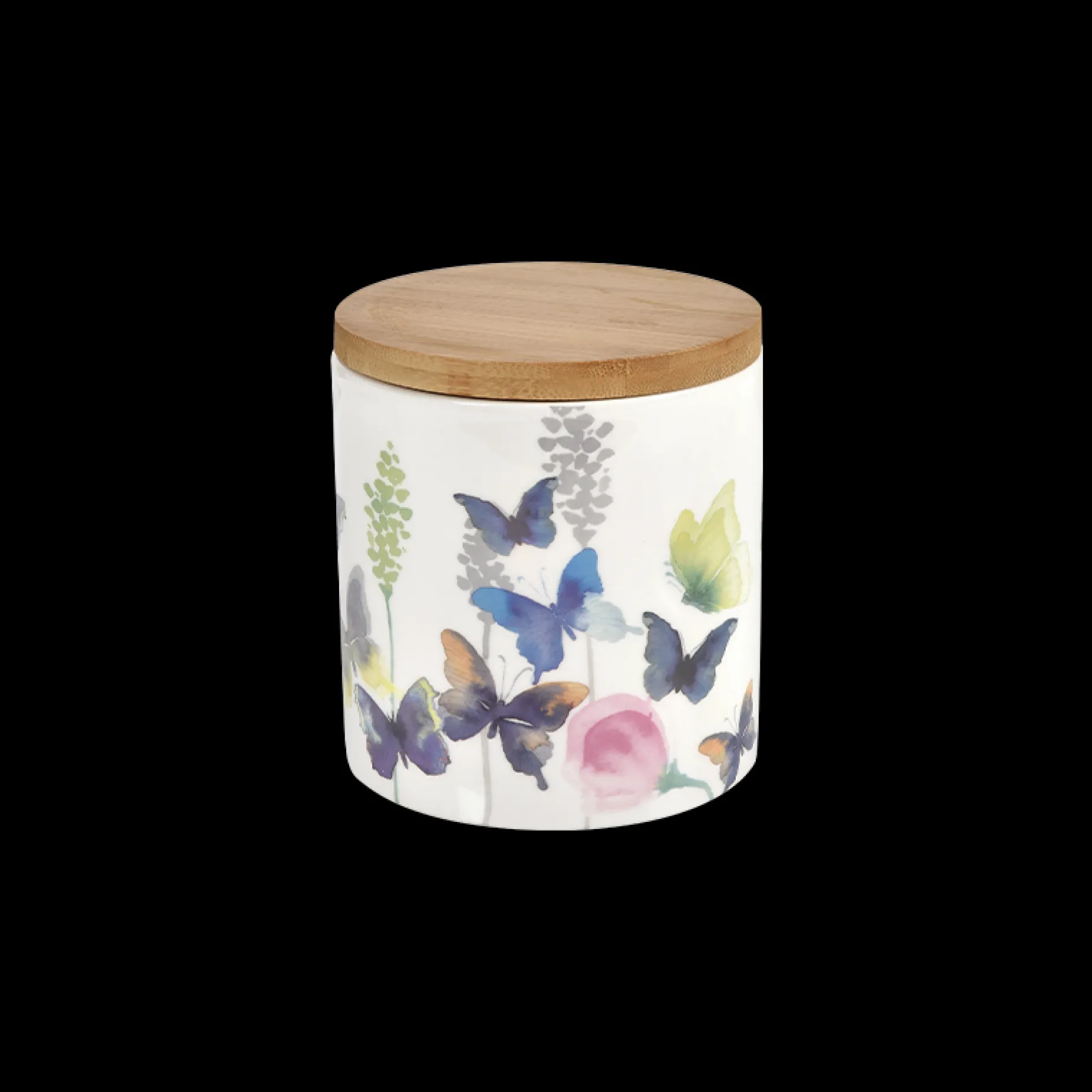 Dream Collection krukke med bambuslokk 13 cm Fyrklövern