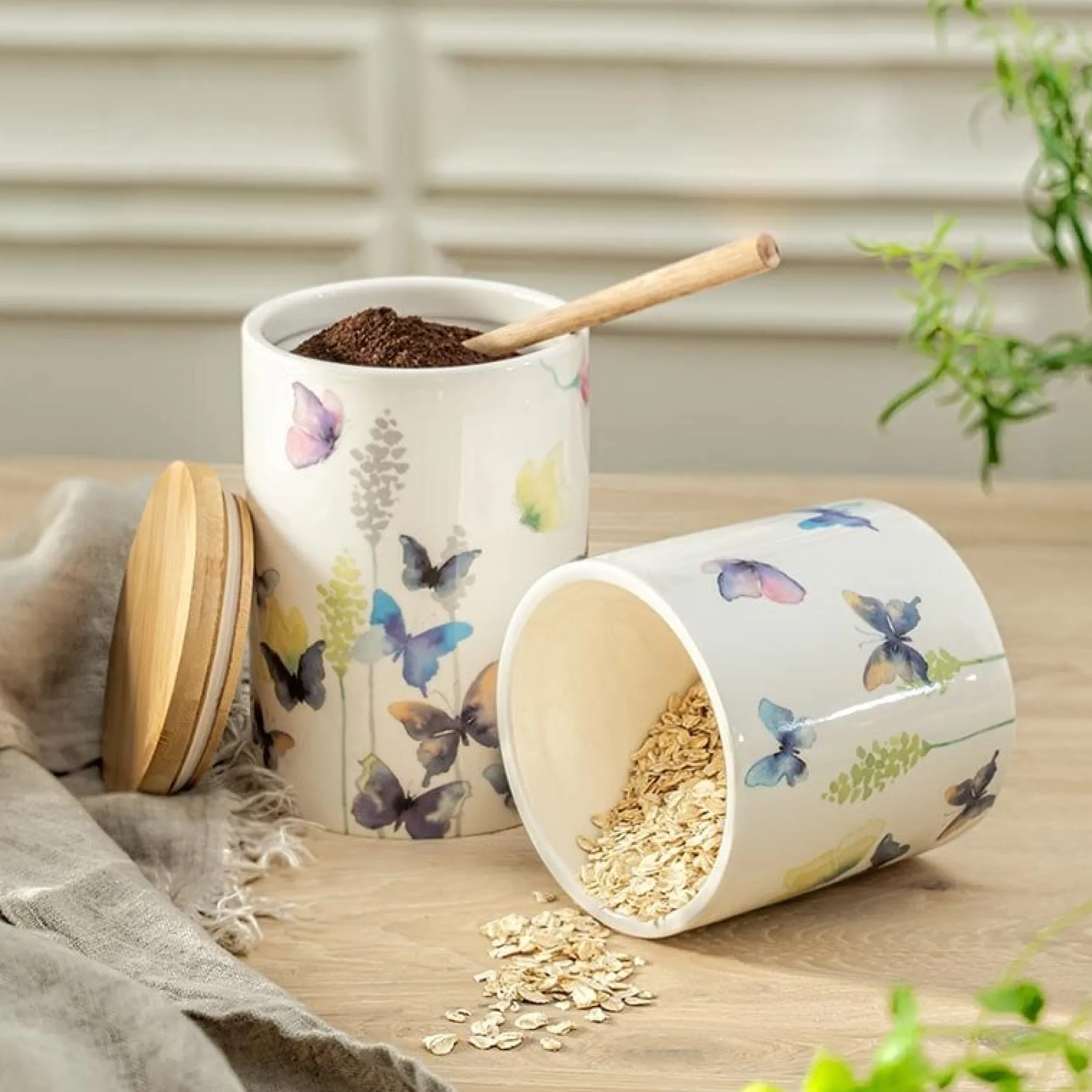 Dream Collection krukke med bambuslokk 13 cm Fyrklövern