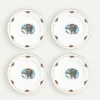 Gammeldags Jul asjett 19 cm 4-pk Fyrklövern