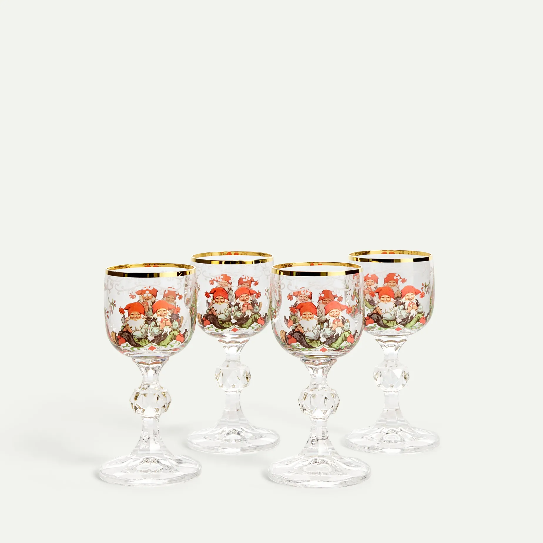 Gammeldags Jul snaps & likørglass 6 cl 4-pk Fyrklövern