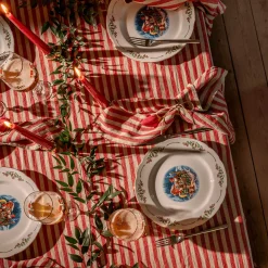 Gammeldags Jul tallerken 26 cm Fyrklövern