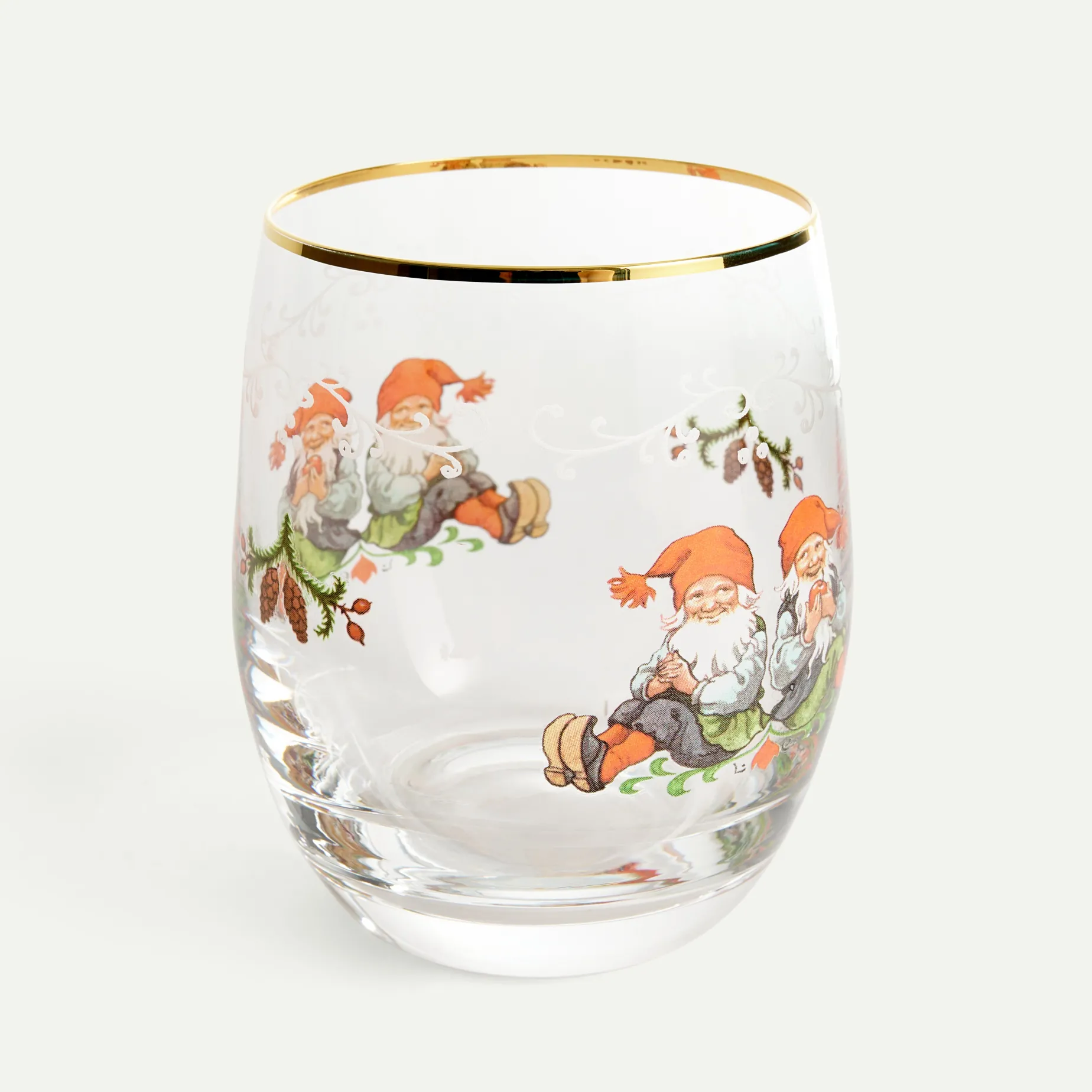 Gammeldags Jul vannglass 30 cl Fyrklövern