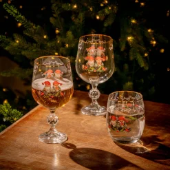 Gammeldags Jul vannglass 30 cl Fyrklövern