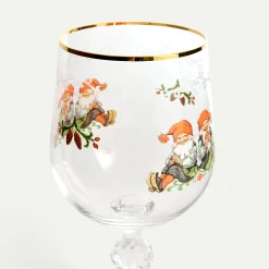 Gammeldags Jul vinglass 45 cl Fyrklövern