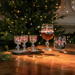 Gammeldags Jul vinglass 45 cl 4-pk Fyrklövern