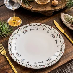 Juleminner tallerken 28 cm, Minner Fyrklövern