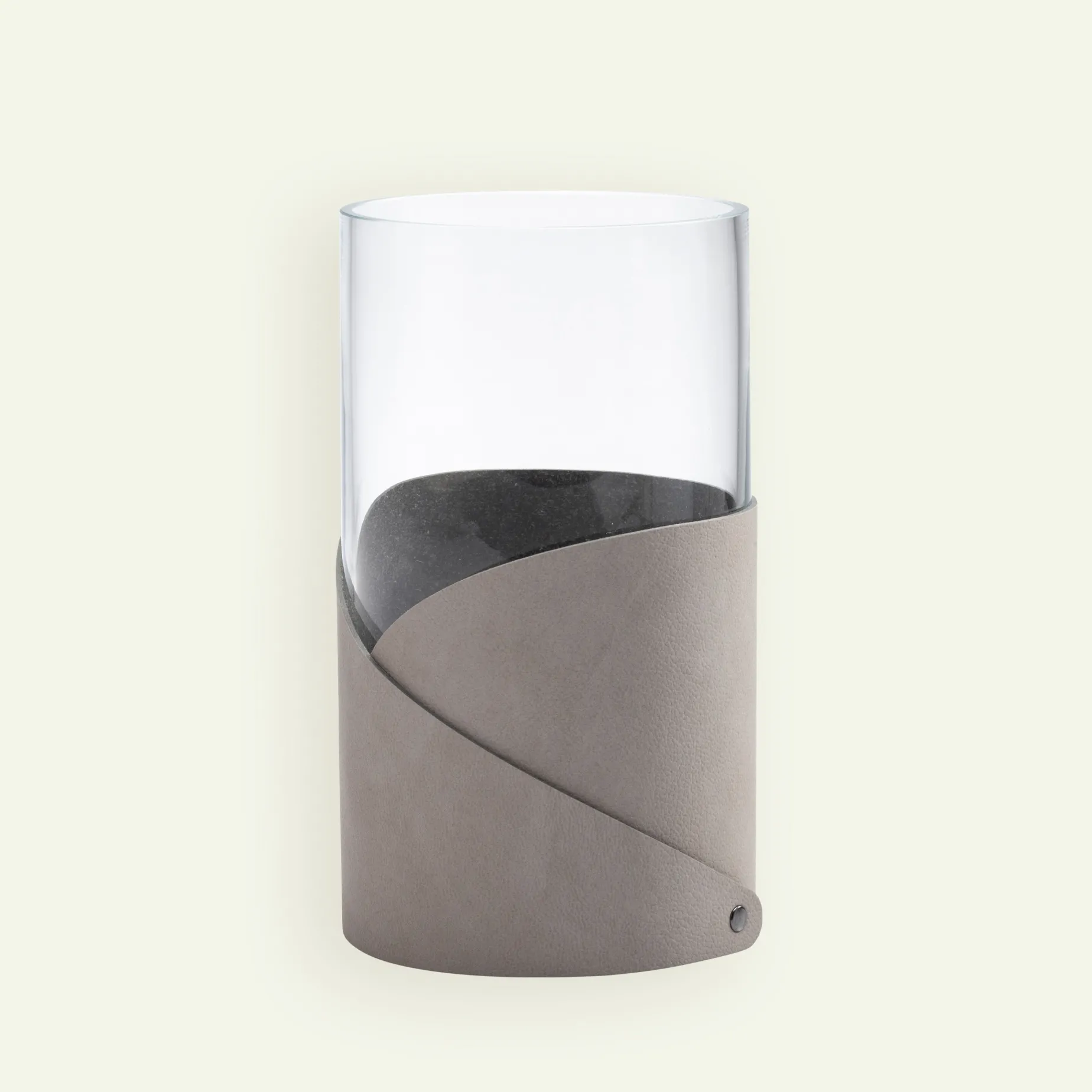 Lind DNA Fold vase 11 x 20 cm, Light Grey Fyrklövern
