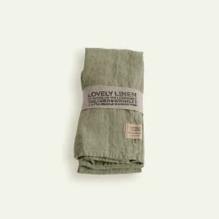 Lovely Linen Lovely serviett 45 x 45 cm 4-pk, Avocado Fyrklövern