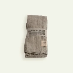 Lovely Linen Lovely serviett 45 x 45 cm 4-pk, Natural Beige Fyrklövern