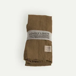 Lovely Linen Lovely serviett 45 x 45 cm 4-pk, Almond Fyrklövern