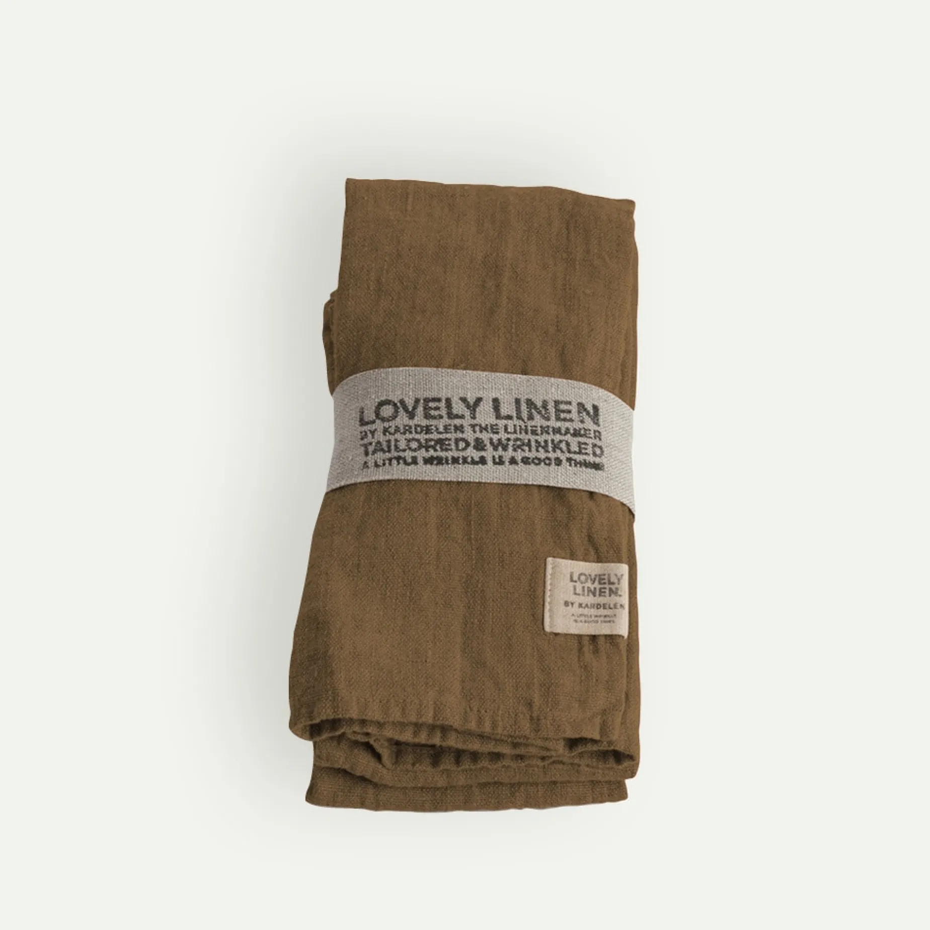 Lovely Linen Lovely serviett 45 x 45 cm 4-pk, Almond Fyrklövern