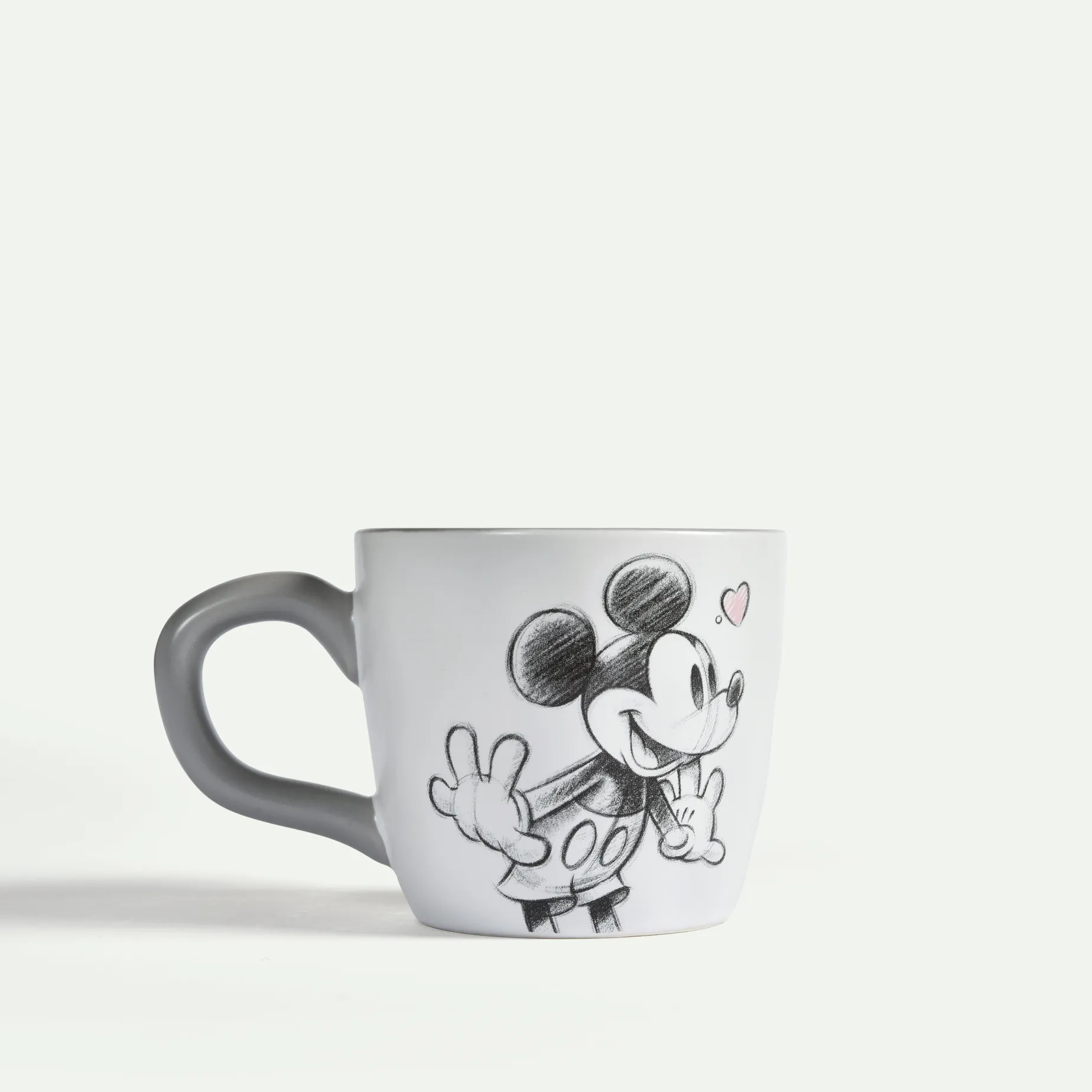 Mickey Mouse Love krus 30 cl, Grå Fyrklövern