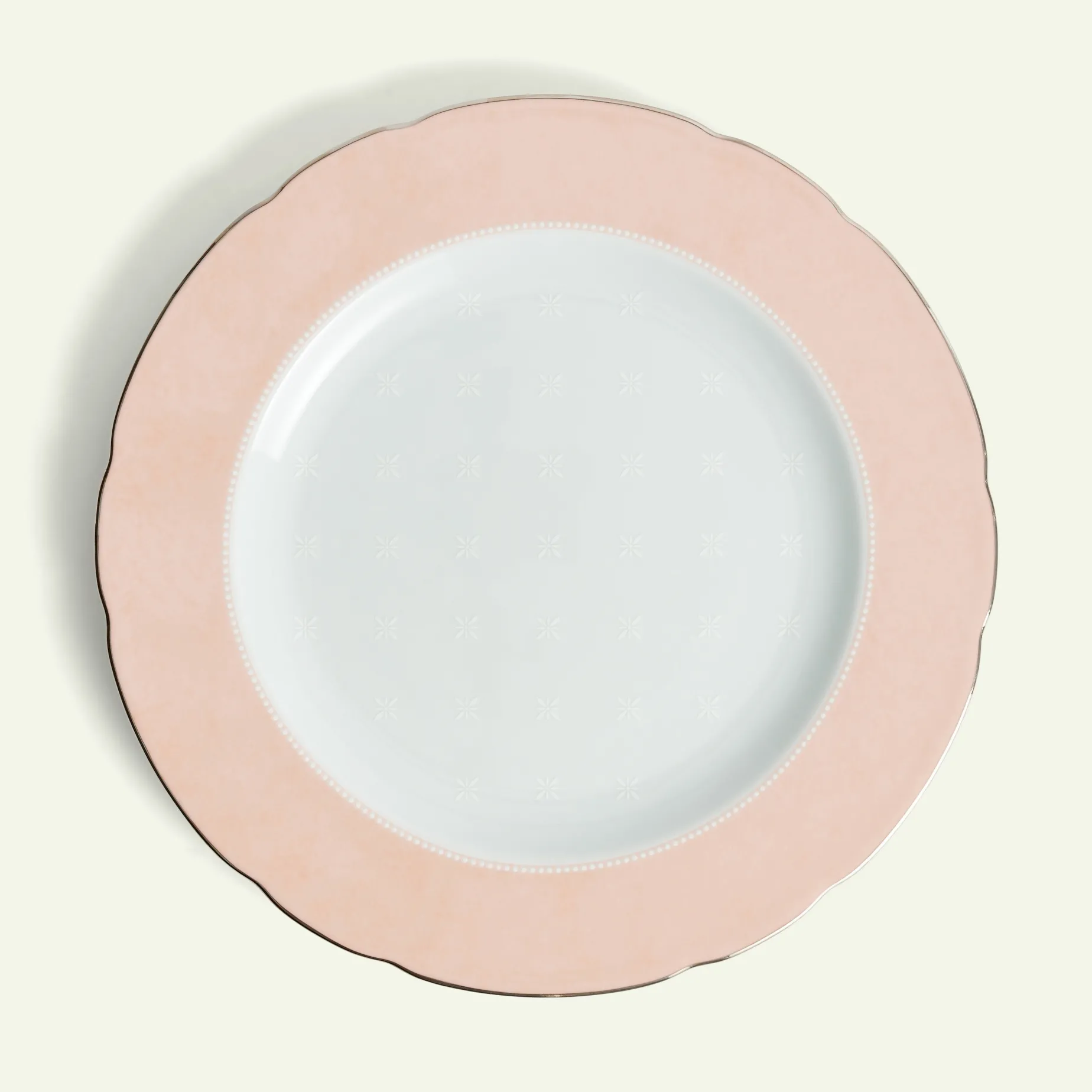Moments dekketallerken rosa 32 cm Fyrklövern