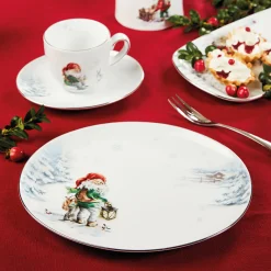 Nissenes Jul asjett 22 cm 4-pk Fyrklövern