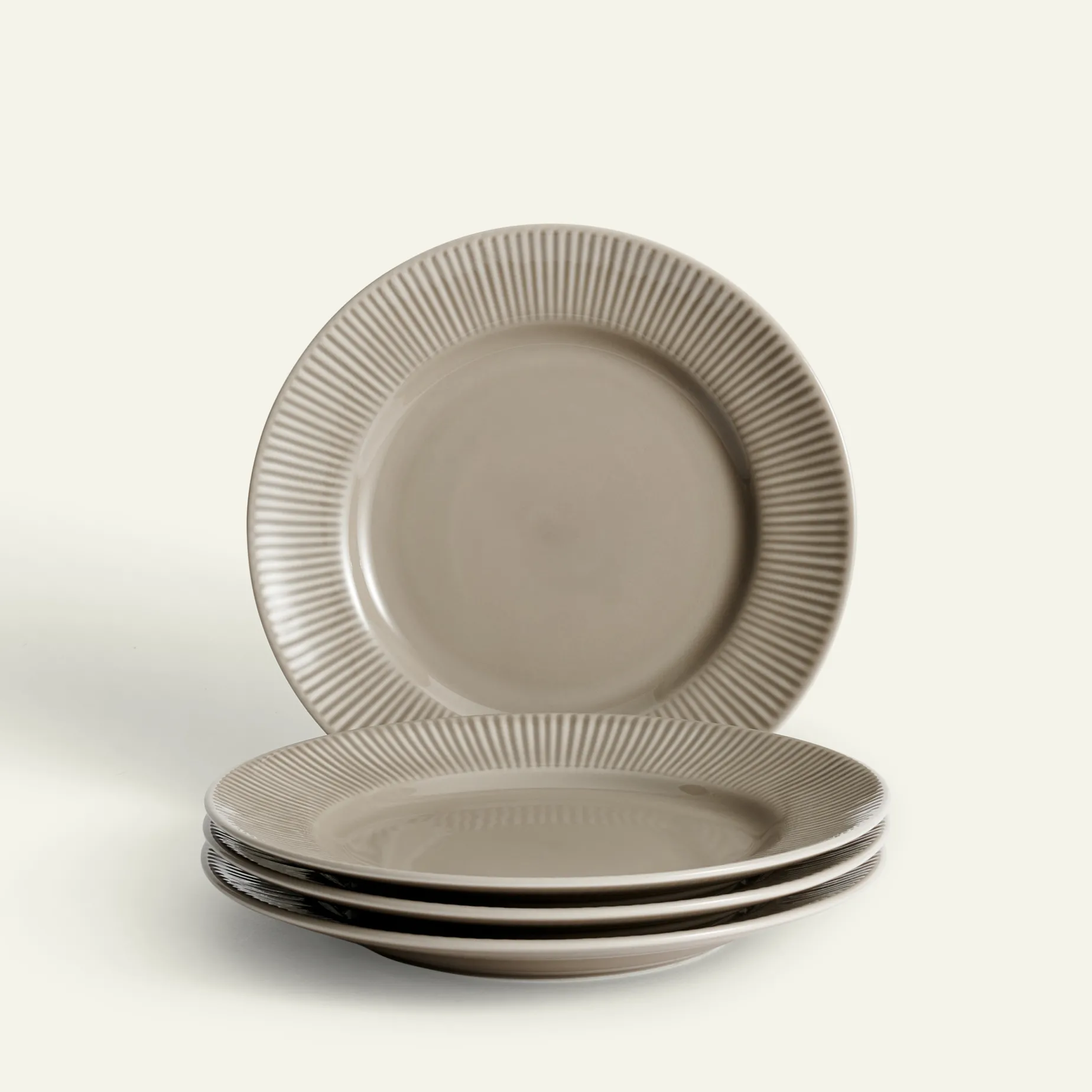 Nordic Dawn asjett 21 cm 4-pk, Bark Fyrklövern
