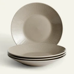 Nordic Dawn dyp tallerken 25 cm 4-pk, bark Fyrklövern