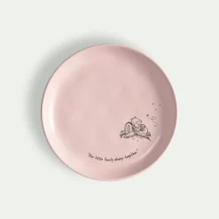 Ole Brumm asjett Family 20 cm, Lys rosa Fyrklövern