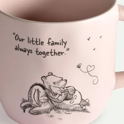 Ole Brumm krus Family 30 cl, Lys rosa Fyrklövern