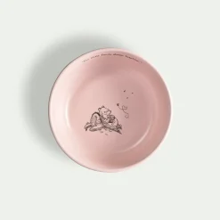 Ole Brumm skål Family  15 cm, Lys rosa Fyrklövern