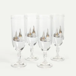Åsas Jul Hvit ølglass 40 cl 4-pk Fyrklövern