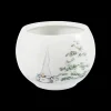 Åsas Jul Hvit skål 10 cm Fyrklövern