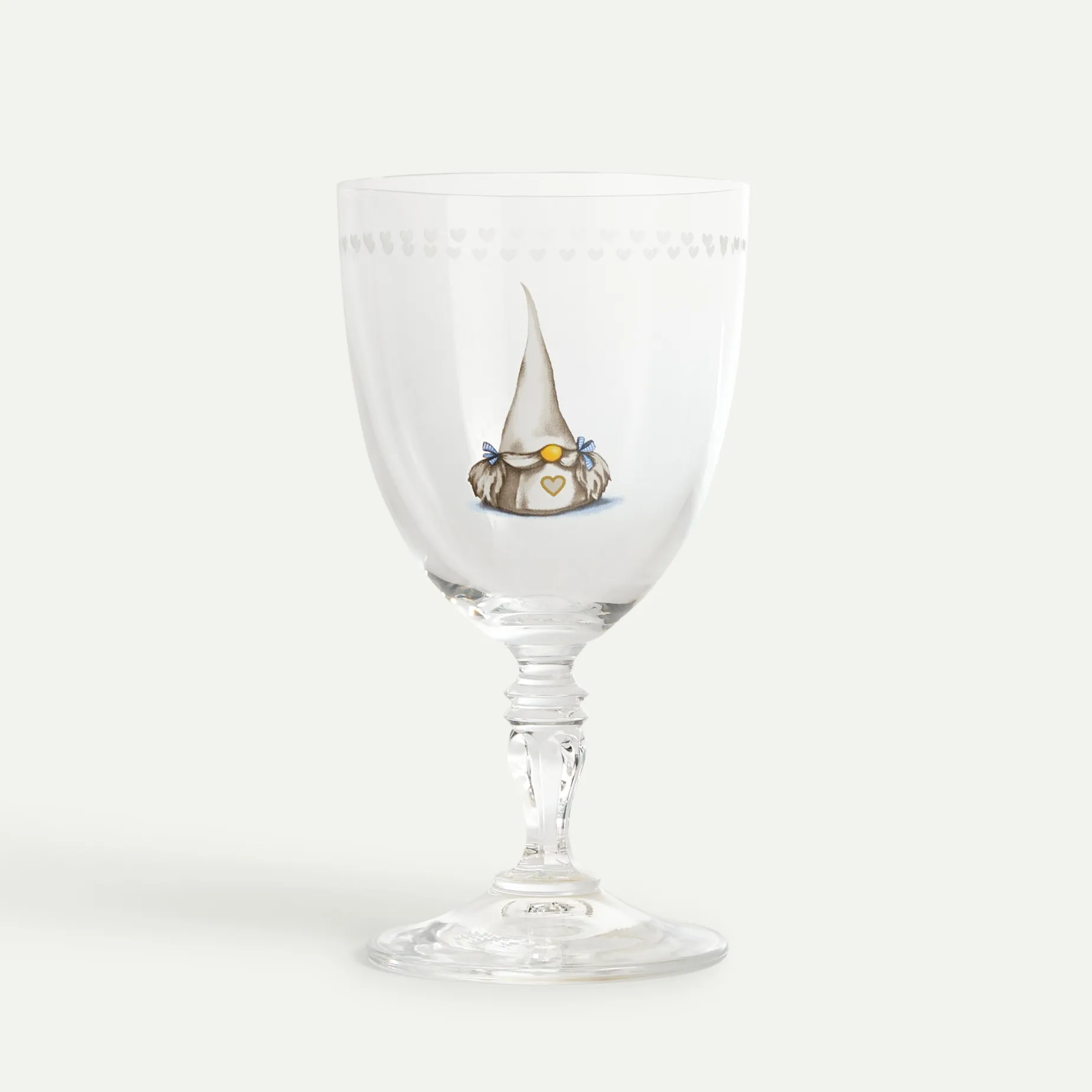 Åsas Jul Hvit vinglass 28 cl Fyrklövern