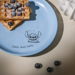 Stitch asjett Ohana 20 cm , Blå Fyrklövern