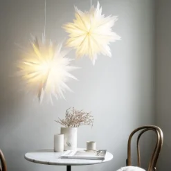 Watt & Veke Liz adventsstjerne 50 cm, White Fyrklövern