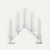 Watt & Veke Luna adventslysestake 38 cm, White Fyrklövern