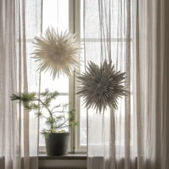 Watt & Veke Maja adventsstjerne 50 cm, Offwhite Fyrklövern