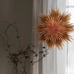 Watt & Veke Maja adventsstjerne 50 cm, Orange Fyrklövern