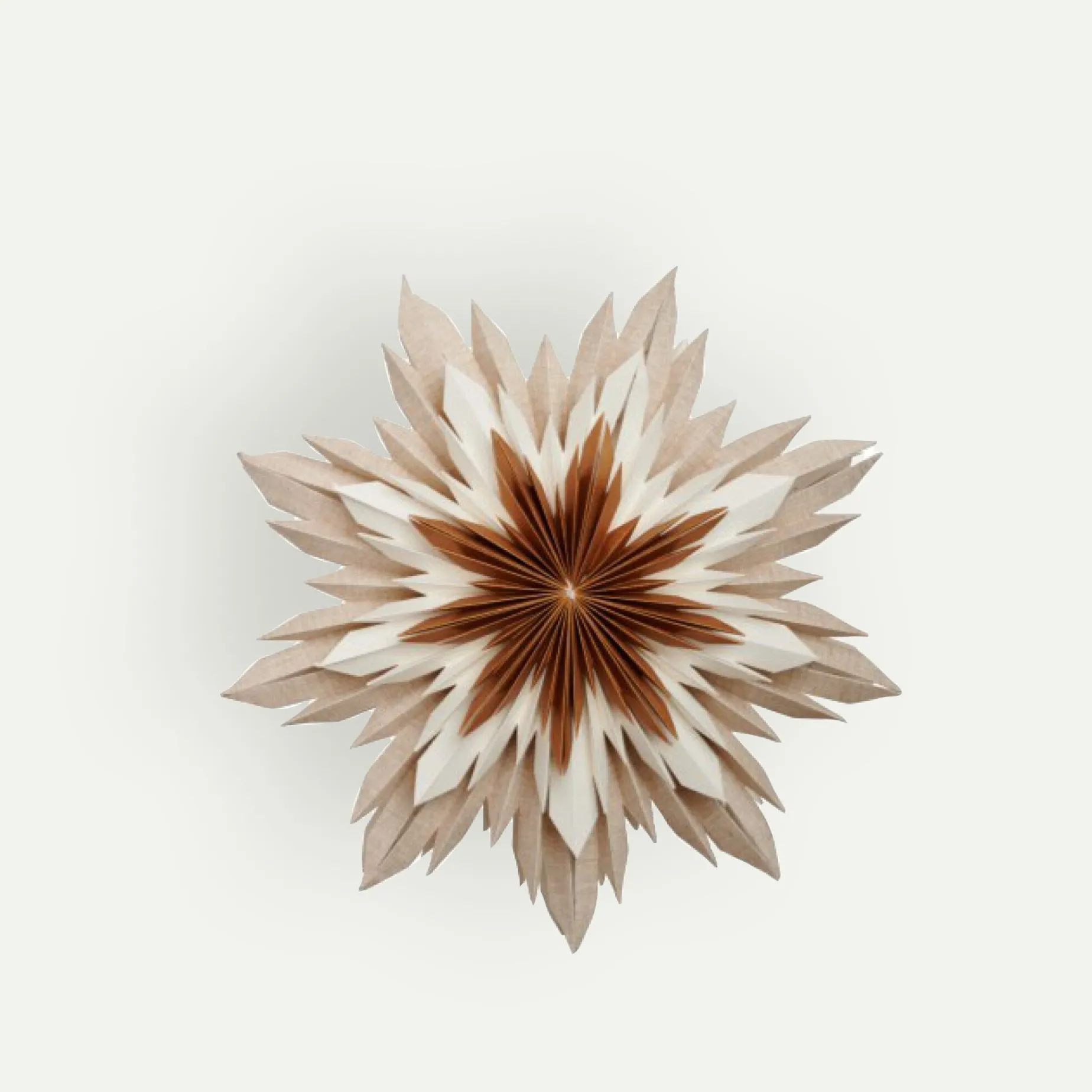 Watt & Veke Marta adventsstjerne 60 cm, Brown Fyrklövern