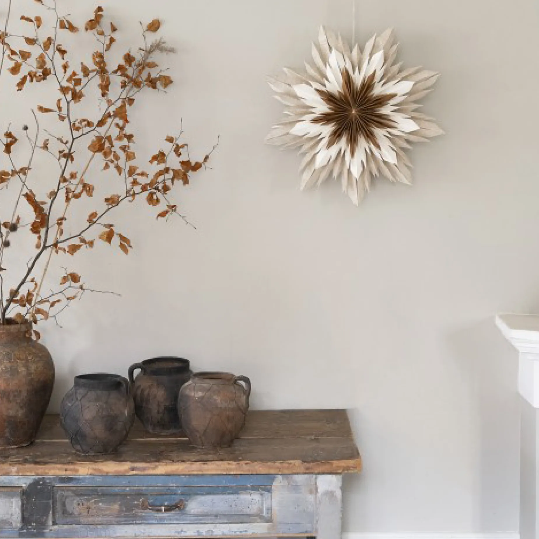Watt & Veke Marta adventsstjerne 60 cm, Brown Fyrklövern