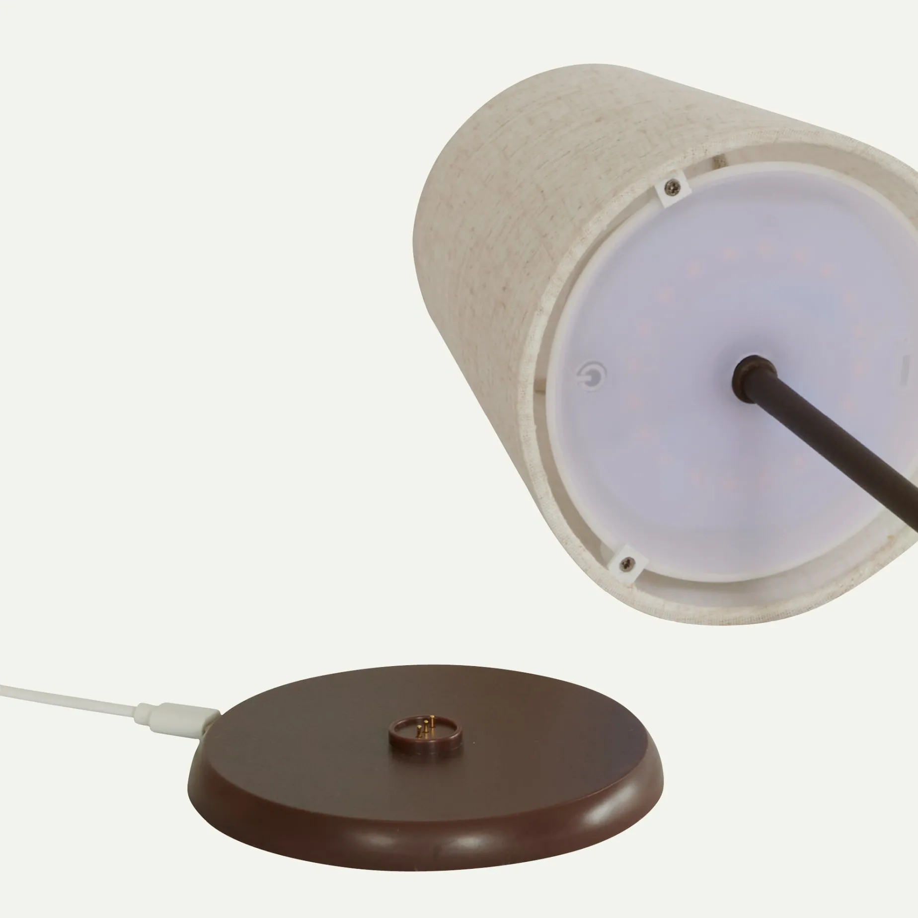 Watt & Veke TYRA bærbar LED-lampe 37 cm Fyrklövern